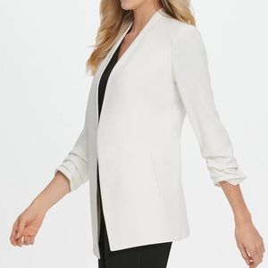 DKNY Open Front Blazer - Ivory